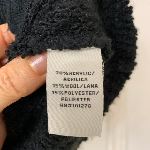 🌷3 for$20🌷ECI New York, US XS, Black V-Neck 3/4 Sleeve Button Detail Cardigan - Picture 7 of 8